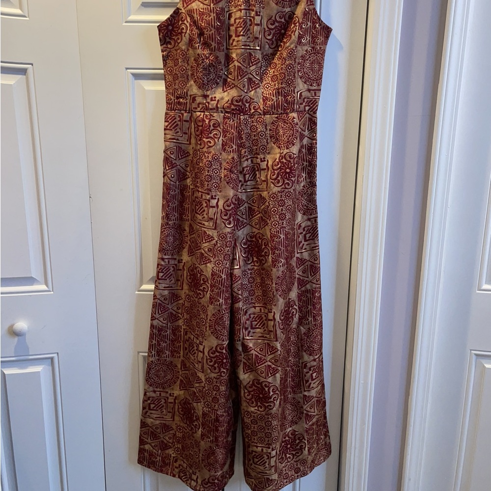 Brand new jump suit silk material